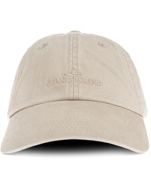 Stone Island Gorra con logo bordado - Neutro