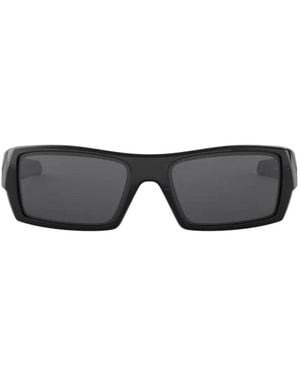 Oakley Gascan Rectangle-Frame Sunglasses - Black