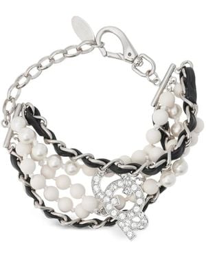 Doublet Bracciale Con Ciondoli E Perline - Metallizzato