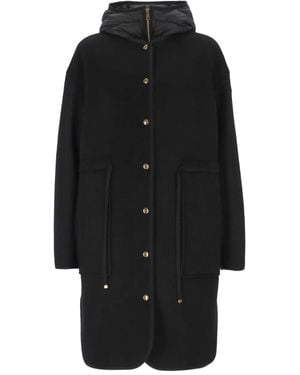 Moncler Bonreposse フーデッドコート - ブラック