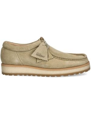 Clarks Suede Lace-up Shoes - ブラウン