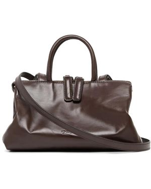 Marsèll Borsa Tote Orizzonte Mini - Marrone