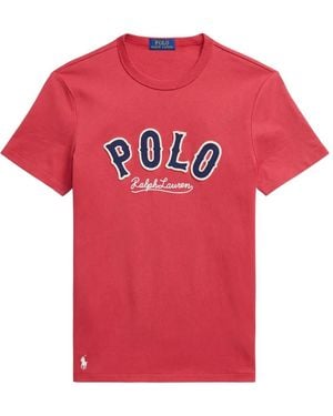 Polo Ralph Lauren Round-neck Short-sleeve T-shirt - Red