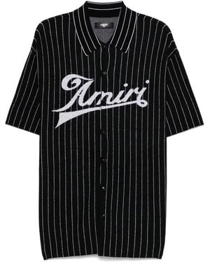 Amiri ストライプ シャツ - ブラック