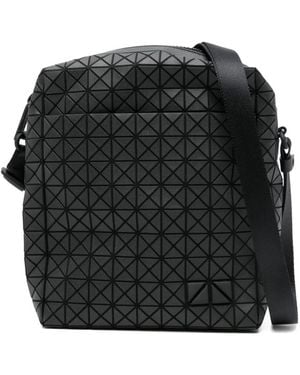 Issey Miyake Geometrische Messengertas - Zwart