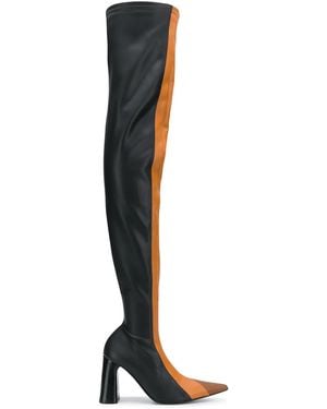 Ellery Testorf 95Mm Tight-High Boots - Black