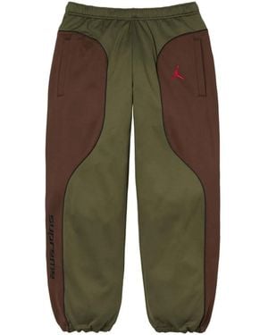 Supreme X Jordan Tricot Track Trousers - Green