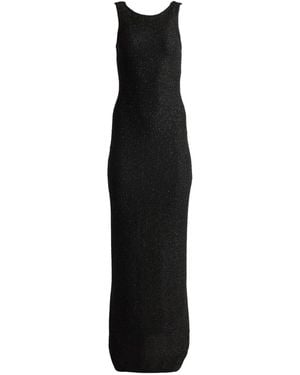 St. John Sleveless Maxi Dress - Black