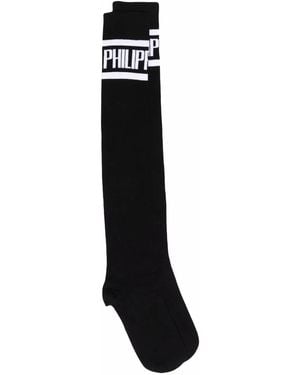 Philipp Plein Socken Mit Logo-Print - Schwarz
