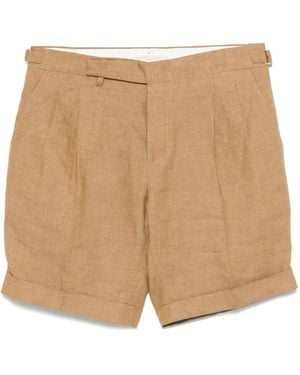 Briglia 1949 Pleated shorts - Neutro