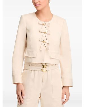 Cinq À Sept Chaqueta Paige con detalle de lazo - Neutro