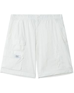 Chocoolate Multi-Pocket Cargo Shorts - White