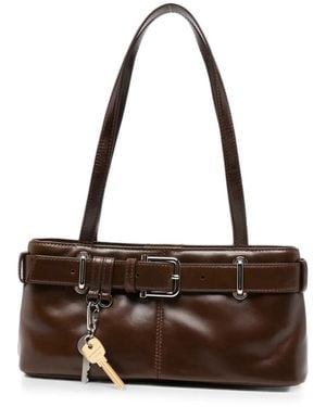 OSOI Brocle Buckled Shoulder Bag - Brown