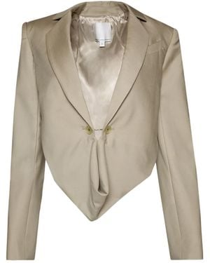 Christopher Esber Talus Cropped Blazer - Natural