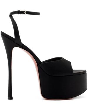 AMINA MUADDI Aya Platform Sandals - Black