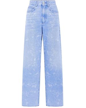 Rabanne Washed-Effect Jeans - Blue
