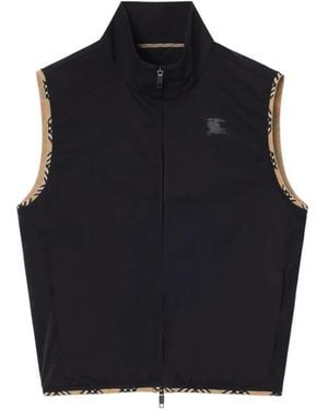 Burberry Stretch Nylon Gilet - Blue