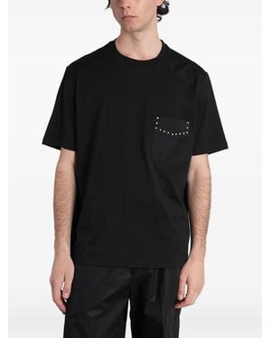 State of Order Camiseta Con Bolsillo En El Pecho - Negro