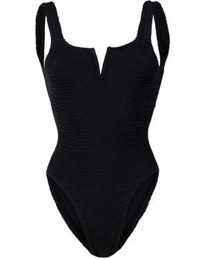 Paramidonna Holly Textured Swimsuit - Black