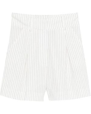 Patrizia Pepe Striped Shorts - White