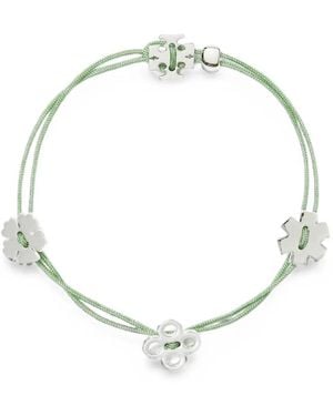 Tory Burch Forget Me Not Cord Bracelet - Metallic