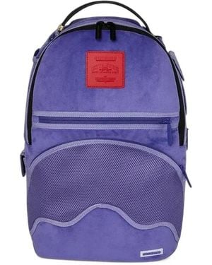 Sprayground Reverse Mode Checkered Backpack - Blue