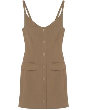 Nanushka Peitho Tailored Mini Dress - Brown