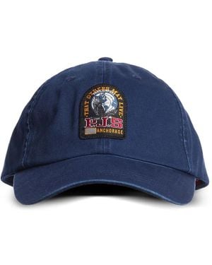 Parajumpers Logo-Patch Baseball Cap - Blue