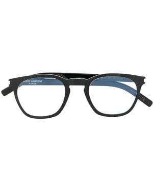 Saint Laurent スクエア眼鏡フレーム - ブラック