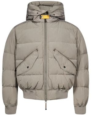 Parajumpers Wilmont Quilted Hooded Jacket - Grey
