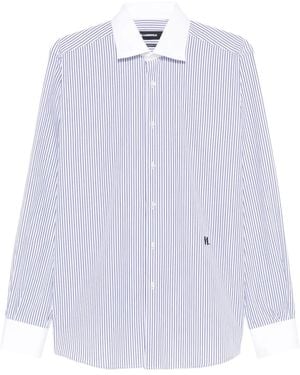 KARL LAGERFELD Striped Modern-Fit Shirt - White