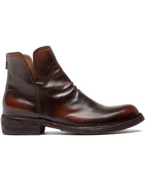 Officine Creative Legrand 169 Zip Boots - Brown