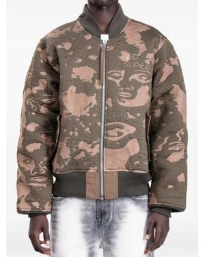 Kidsuper X Piet 3D-Knit Bomber Jacket - Brown