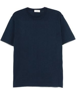 Piacenza Cashmere ファインニット Tシャツ - ブルー