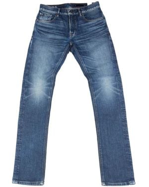 Jude Denim Whiskering-Effect Jeans - Blue
