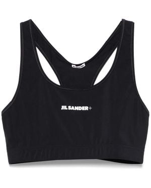 Jil Sander Sport-Bh Mit Logo-Print - Schwarz