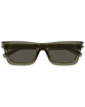 Saint Laurent Betty Square-Frame Sunglasses - Green