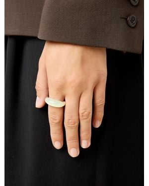 LIE STUDIO Beatrice Serpentine Ring - Black