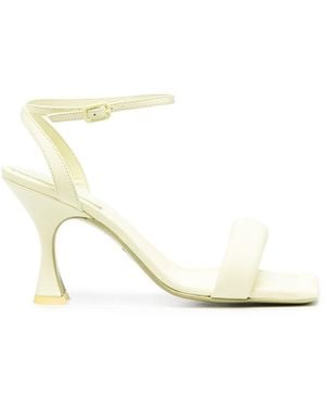 Patrizia Pepe Square-toe Sandals - Metallic