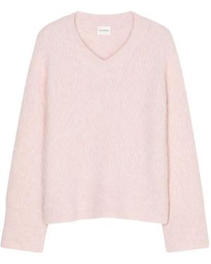 Closed Pullover Mit V-Ausschnitt - Pink