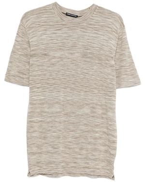 Daniele Alessandrini Striped T-Shirt - White