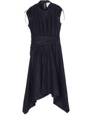 3.1 Phillip Lim Tie-Waist Asymmetric Dress - Blue