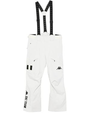 Kappa Bas De Ski 622C Premium À Patch Logo - Blanc