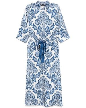 Max Mara Camelia Maxikleid - Blau