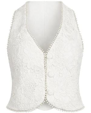 Waimari Canotta A Fiori - Bianco