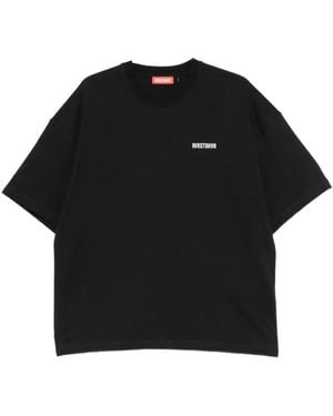 WRSTBHVR T-Shirt Mit Tiefen Schultern - Schwarz