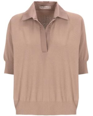 D.exterior Short Sleeve Polo Shirt - Natural