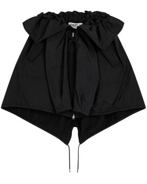 OPEN YY Asymmetric Mini Skirt - Black