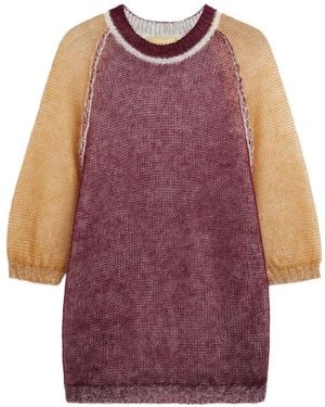 Momoní Jersey Maria con diseño colour block - Morado