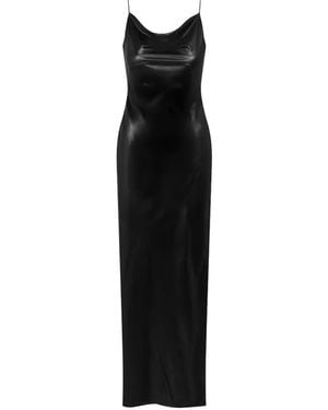 Maison Close Backless Split Maxi Dress - Black